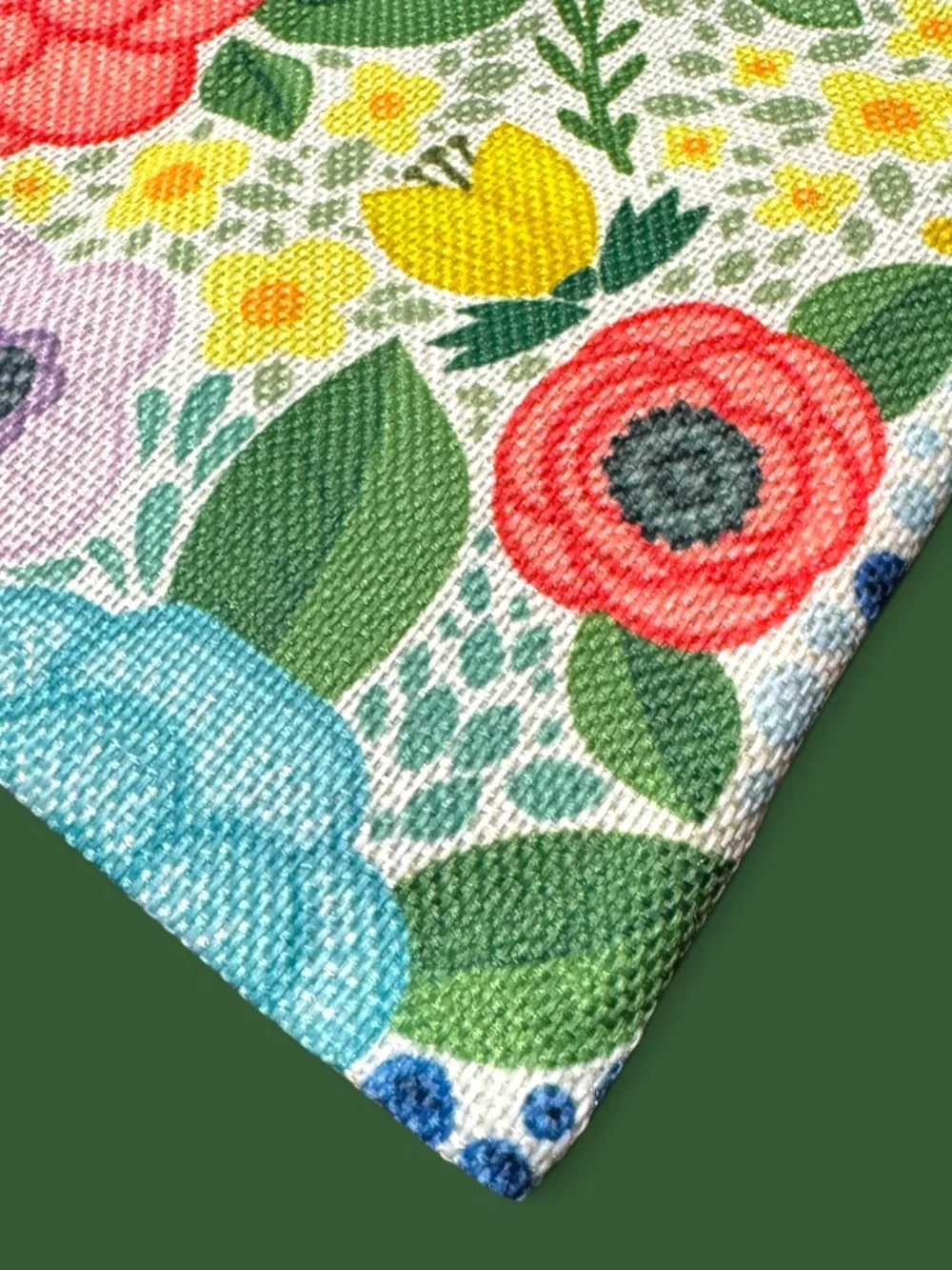 NWOT Ladybug Floral Double-Sided 18x18 Throw Pillow Cover